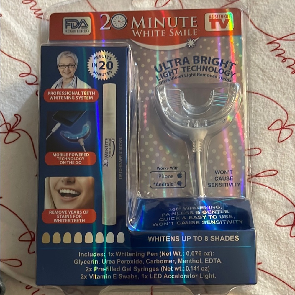 20 Minute White Smile Teeth Whitening Kit